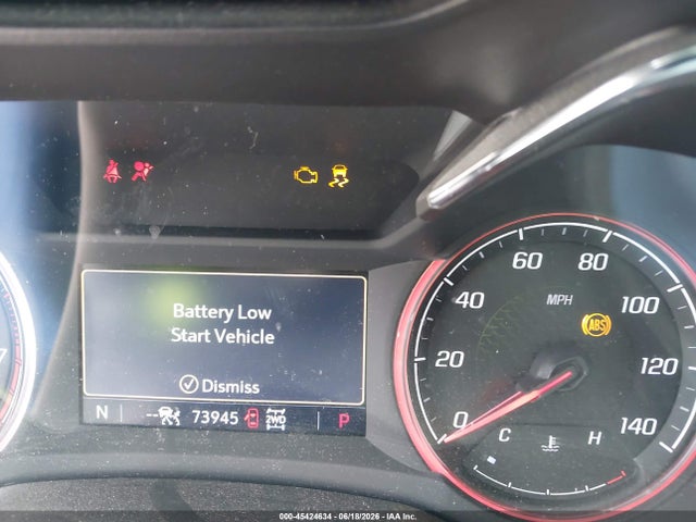 Auction sale of the 2022 Chevrolet Trailblazer Awd Rs, vin: KL79MUSL0NB017920, lot number: 45424634