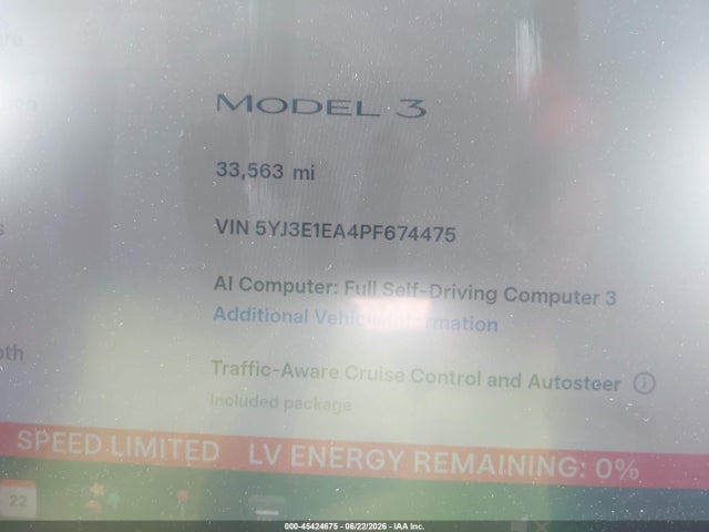 Tesla Model 3 Rear-wheel Drive 2023 5YJ3E1EA4PF674475 Image 14