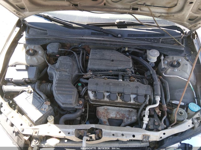 45424770 :رقم المزاد ، 2HGES16584H588984 vin ، 2004 Honda Civic Lx مزاد بيع