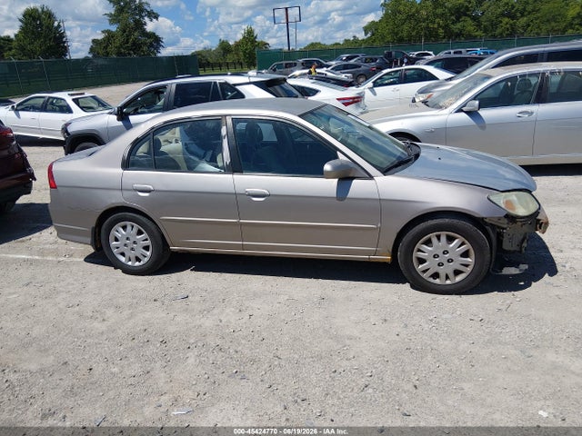 45424770 :رقم المزاد ، 2HGES16584H588984 vin ، 2004 Honda Civic Lx مزاد بيع