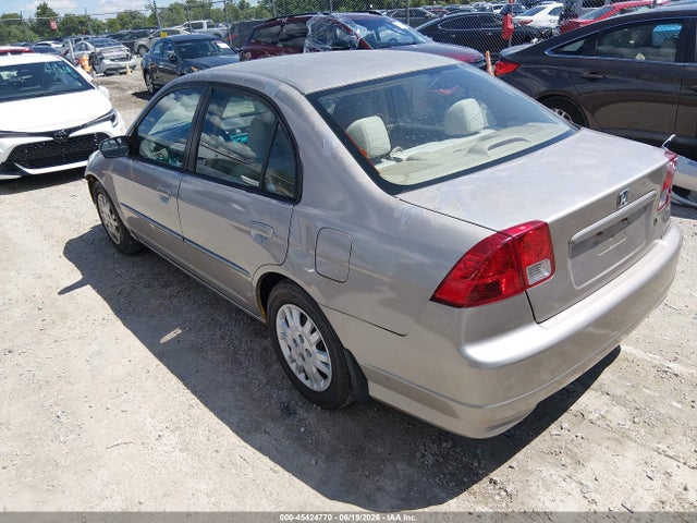 45424770 :رقم المزاد ، 2HGES16584H588984 vin ، 2004 Honda Civic Lx مزاد بيع