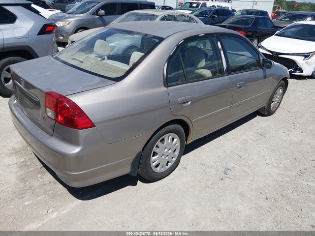 45424770 :رقم المزاد ، 2HGES16584H588984 vin ، 2004 Honda Civic Lx مزاد بيع