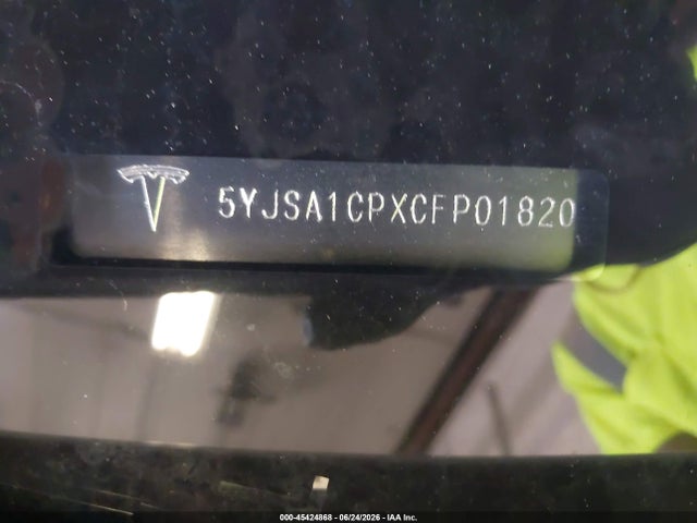 Продажа на аукционе авто 2012 Tesla Model S Performance/signature Performance, vin: 5YJSA1CPXCFP01820, номер лота: 45424868