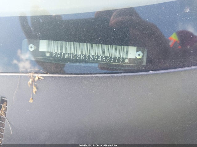 45425126 :رقم المزاد ، 2G1WH52K939436119 vin ، 2003 Chevrolet Impala Ls مزاد بيع