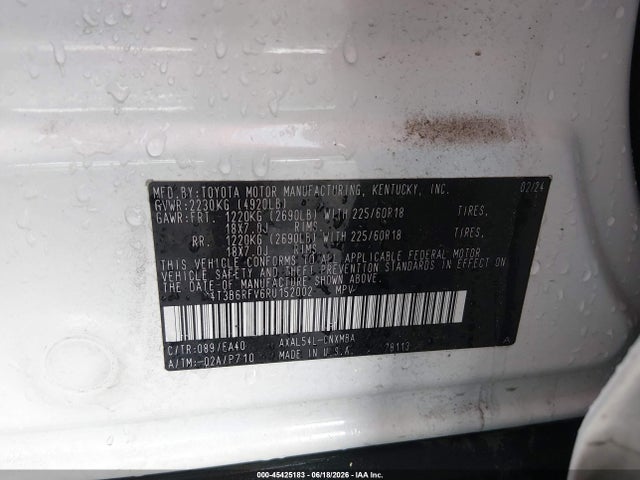 4T3B6RFV6RU152002 Toyota Rav4 Hybrid Xle Premium