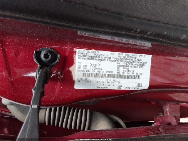 Ford FOCUS SE 2015 1FADP3F20FL280278 Image 9
