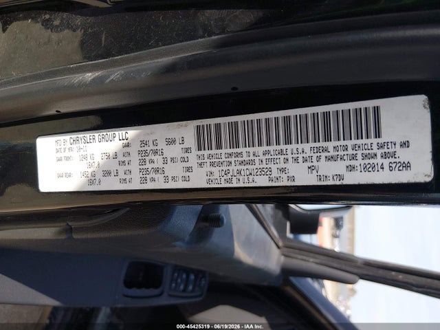 2012 Jeep Liberty Sport მანქანა იყიდება აუქციონზე, vin: 1C4PJLAK1CW123529, აუქციონის ნომერი: 45425319