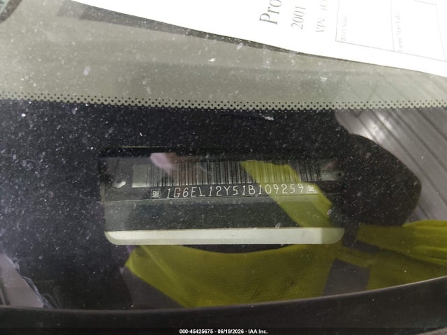 Aukcja sprzedaży 2001 Cadillac Eldorado Esc, vin: 1G6EL12Y51B109259, numer aukcji: 45425675