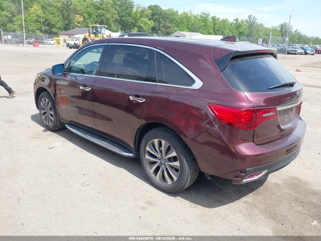 Продаж на аукціоні авто 2015 Acura Mdx Technology Package, vin: 5FRYD4H4XFB018763, номер лоту: 45425676