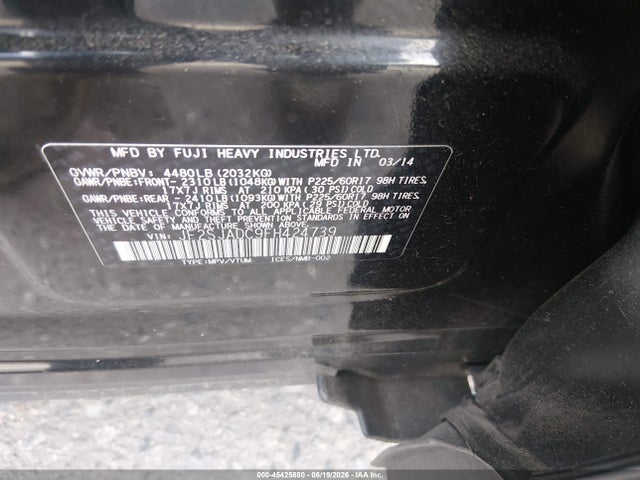 Auction sale of the 2015 Subaru Forester 2.5i Premium, vin: JF2SJADC9FH424739, lot number: 45425880
