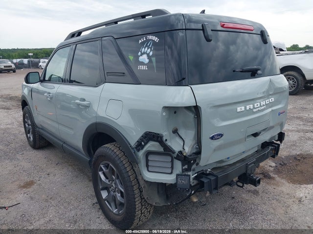 Aukcja sprzedaży 2024 Ford Bronco Sport Badlands, vin: 3FMCR9D90RRF57094, numer aukcji: 45425900