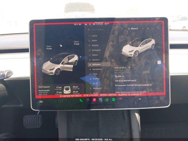 Aukcja sprzedaży 2022 Tesla Model 3 Long Range Dual Motor All-wheel Drive, vin: 5YJ3E1EB7NF136231, numer aukcji: 45425978