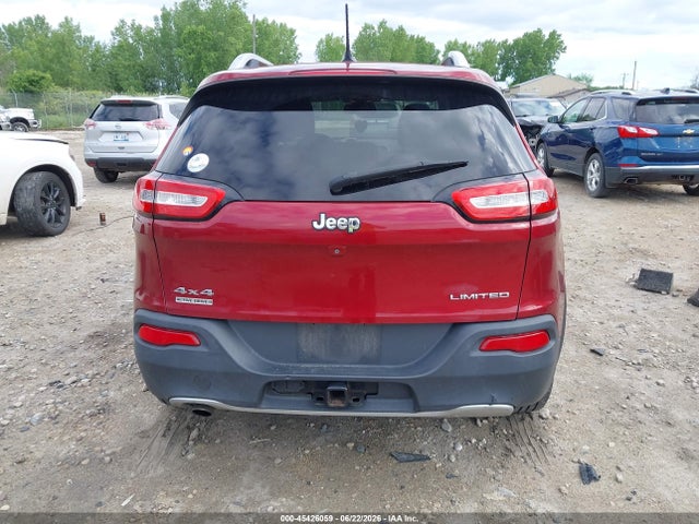 2014 Jeep Cherokee Limited მანქანა იყიდება აუქციონზე, vin: 1C4PJMDB4EW131516, აუქციონის ნომერი: 45426059
