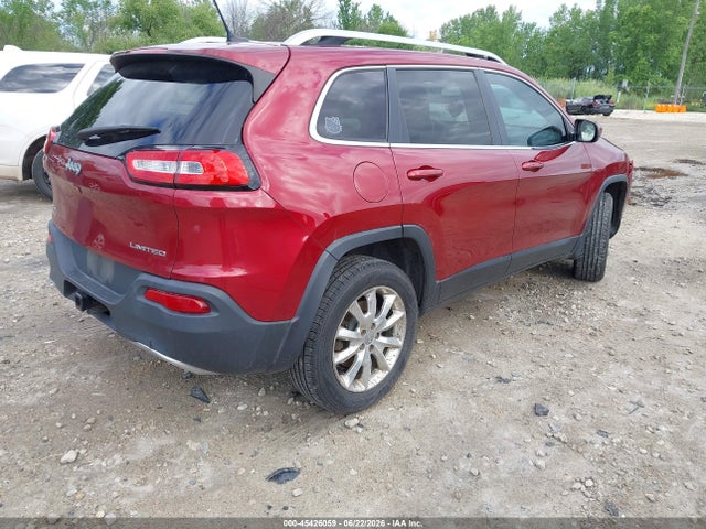 2014 Jeep Cherokee Limited მანქანა იყიდება აუქციონზე, vin: 1C4PJMDB4EW131516, აუქციონის ნომერი: 45426059