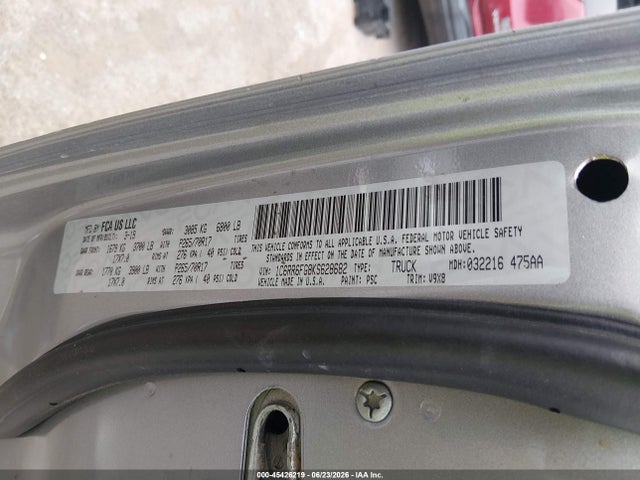 Aukcja sprzedaży 2019 Ram 1500 Classic Tradesman  4x2 6'4 Box, vin: 1C6RR6FG8KS628682, numer aukcji: 45426219