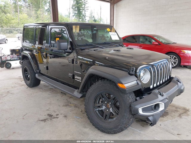 45426294 :رقم المزاد ، 1C4HJXEN9LW153488 vin ، 2020 Jeep Wrangler Unlimited Sahara 4x4 مزاد بيع