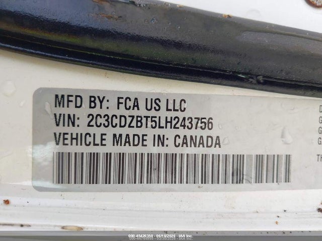Dodge Challenger R/t 2020 2C3CDZBT5LH243756 Image 9