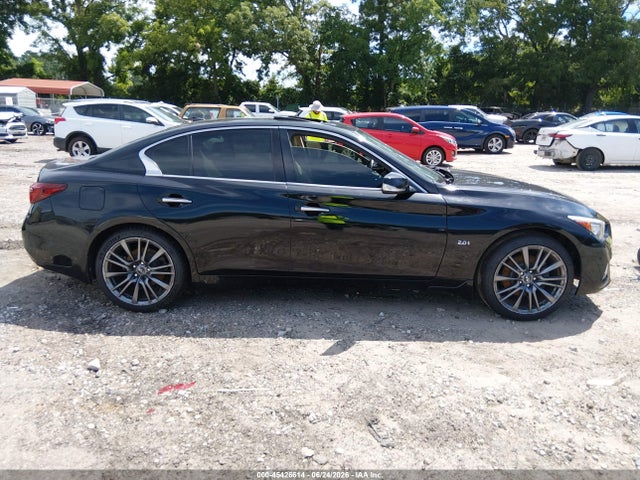 45426614 :رقم المزاد ، JN1CV7AP7JM240601 vin ، 2018 Infiniti Q50 2.0t Luxe مزاد بيع