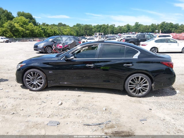 45426614 :رقم المزاد ، JN1CV7AP7JM240601 vin ، 2018 Infiniti Q50 2.0t Luxe مزاد بيع