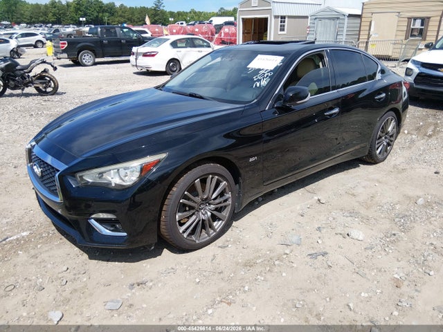 45426614 :رقم المزاد ، JN1CV7AP7JM240601 vin ، 2018 Infiniti Q50 2.0t Luxe مزاد بيع