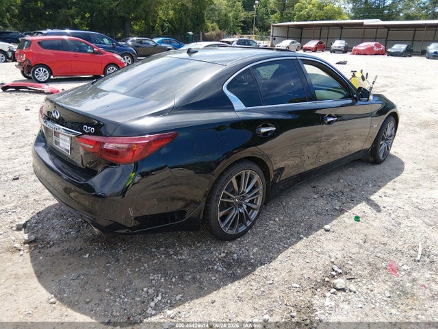 45426614 :رقم المزاد ، JN1CV7AP7JM240601 vin ، 2018 Infiniti Q50 2.0t Luxe مزاد بيع