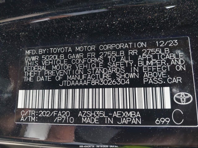 Toyota Crown Xle 2024 JTDAAAAF8R3026304 Image 9