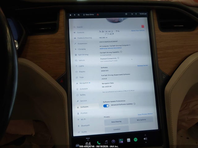 Продажа на аукционе авто 2018 Tesla Model S, vin: 5YJSA1E2XJF258387, номер лота: 45426746