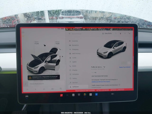 45426763 :رقم المزاد ، 7SAYGDED7RF112586 vin ، 2024 Tesla Model Y Long Range Single Motor Rear-wheel Drive/rwd مزاد بيع