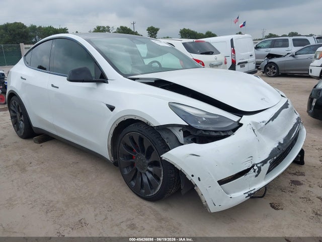 Продаж на аукціоні авто 2021 Tesla Model Y Performance Dual Motor All-wheel Drive, vin: 5YJYGDEF7MF298251, номер лоту: 45426898