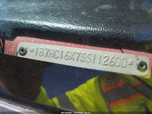 45426921 :رقم المزاد ، 1B7HC16X7SS112600 vin ، 1995 Dodge Ram 1500 مزاد بيع