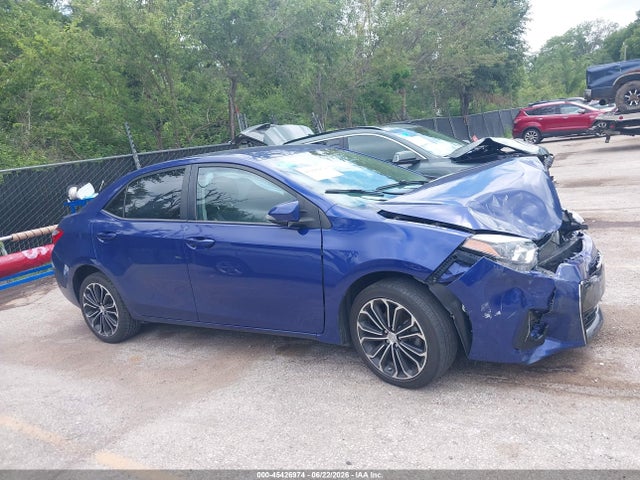 45426974 :رقم المزاد ، 5YFBURHE6GP512587 vin ، 2016 Toyota Corolla S Plus مزاد بيع