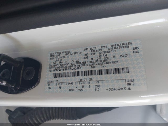 Ford F-150 Xlt 2023 1FTFW1E89PKD02687 Image 9