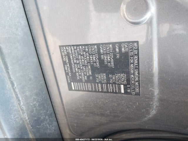 Aukcja sprzedaży 2017 Nissan Rogue S, vin: KNMAT2MVXHP515555, numer aukcji: 45427172
