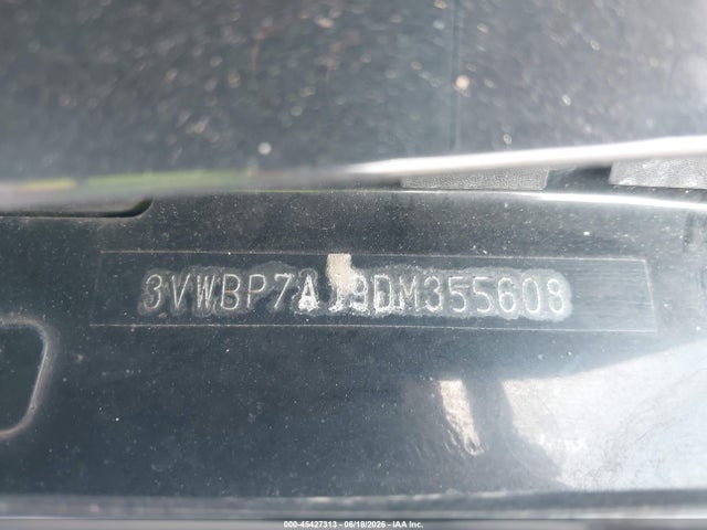 Aukcja sprzedaży 2013 Volkswagen Jetta 2.5l Se, vin: 3VWBP7AJ9DM355608, numer aukcji: 45427313