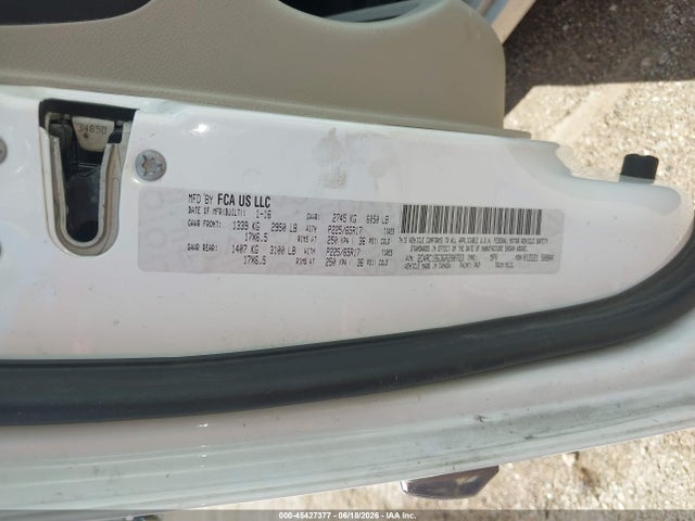 45427377 :رقم المزاد ، 2C4RC1BG3GR280723 vin ، 2016 Chrysler Town & Country Touring مزاد بيع