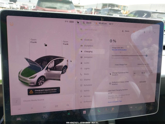 2021 Tesla Model Y Long Range Dual Motor All-wheel Drive მანქანა იყიდება აუქციონზე, vin: 5YJYGDEEXMF269611, აუქციონის ნომერი: 45427471