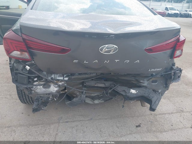 Продажа на аукционе авто 2019 Hyundai Elantra Limited, vin: 5NPD84LF3KH411352, номер лота: 45427475