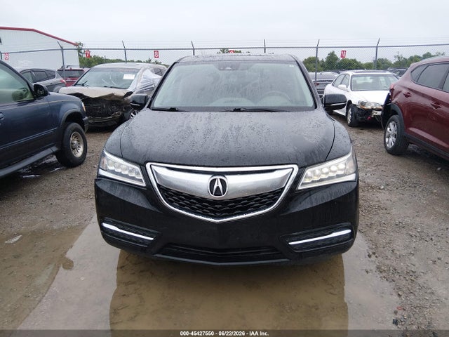 45427550 :رقم المزاد ، 5FRYD4H49GB053876 vin ، 2016 Acura Mdx Technology   Acurawatch Plus Packages/technology Package مزاد بيع