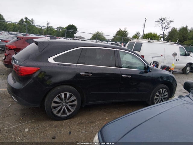 45427550 :رقم المزاد ، 5FRYD4H49GB053876 vin ، 2016 Acura Mdx Technology   Acurawatch Plus Packages/technology Package مزاد بيع