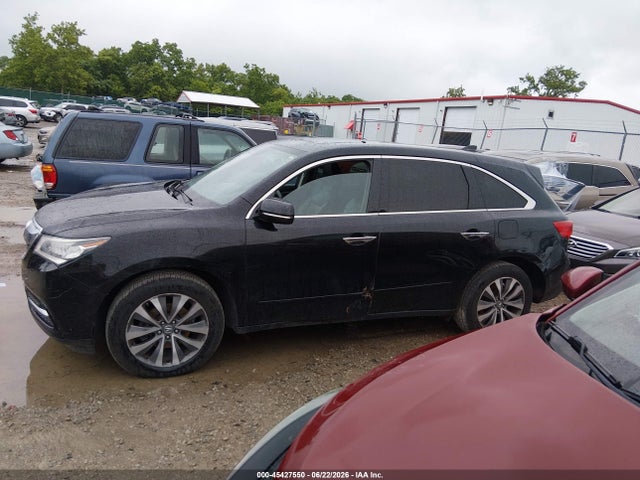 45427550 :رقم المزاد ، 5FRYD4H49GB053876 vin ، 2016 Acura Mdx Technology   Acurawatch Plus Packages/technology Package مزاد بيع