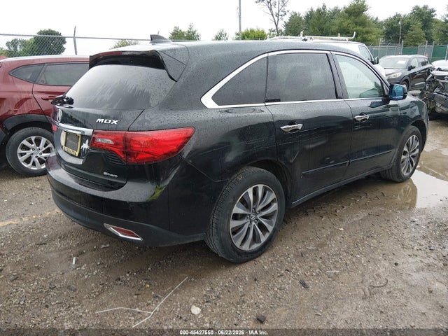 45427550 :رقم المزاد ، 5FRYD4H49GB053876 vin ، 2016 Acura Mdx Technology   Acurawatch Plus Packages/technology Package مزاد بيع
