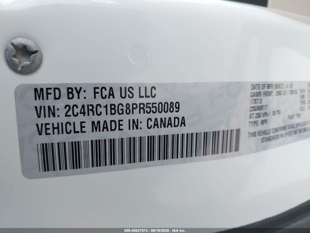 Chrysler Pacifica Touring L 2023 2C4RC1BG8PR550089 Image 9