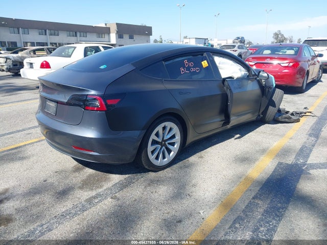 2022 Tesla Model 3 Long Range Dual Motor All-wheel Drive მანქანა იყიდება აუქციონზე, vin: 5YJ3E1EB4NF256956, აუქციონის ნომერი: 45427855