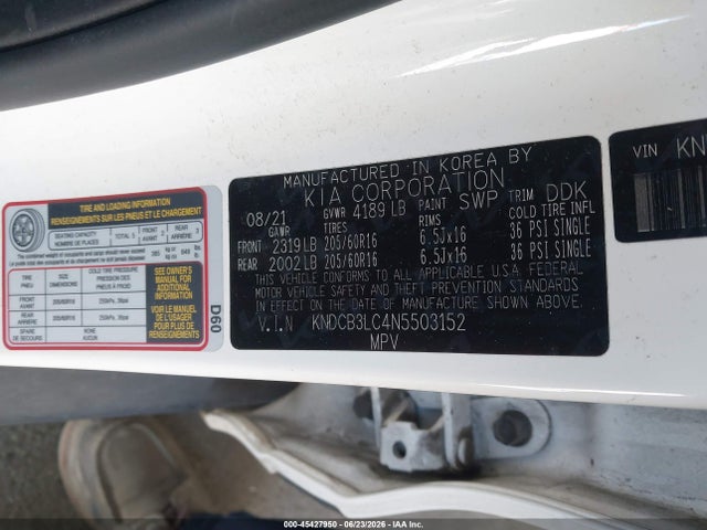 KIA Niro Lxs 2022 KNDCB3LC4N5503152 Image 9