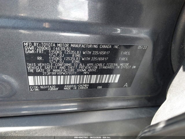 Toyota Rav4 Xle 2023 2T3P1RFV0PW370311 Image 9
