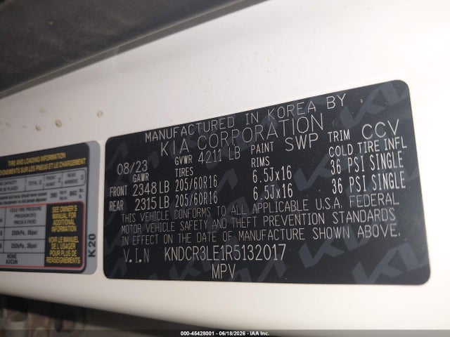 KIA NIRO EX 2024 KNDCR3LE1R5132017 Image 9