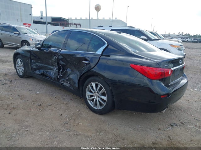 45428085 :رقم المزاد ، JN1BV7AP5FM345530 vin ، 2015 Infiniti Q50 Premium مزاد بيع