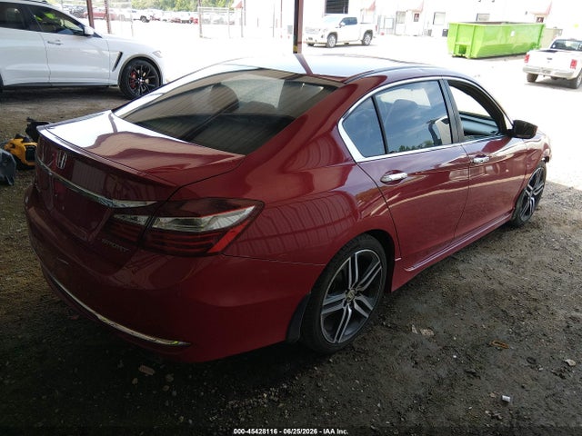 2016 Honda Accord Sport მანქანა იყიდება აუქციონზე, vin: 1HGCR2F59GA145674, აუქციონის ნომერი: 45428116