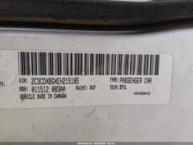 Dodge Charger Se 2014 2C3CDXBGXEH215185 Image 9