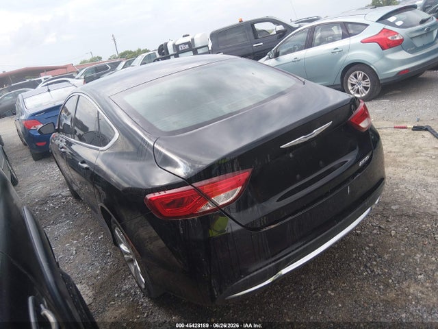 2015 Chrysler 200 Limited მანქანა იყიდება აუქციონზე, vin: 1C3CCCAB1FN693408, აუქციონის ნომერი: 45428189